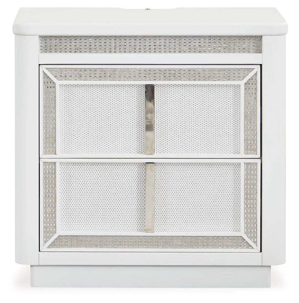 Chalanna - Two Drawer Night Stand - White