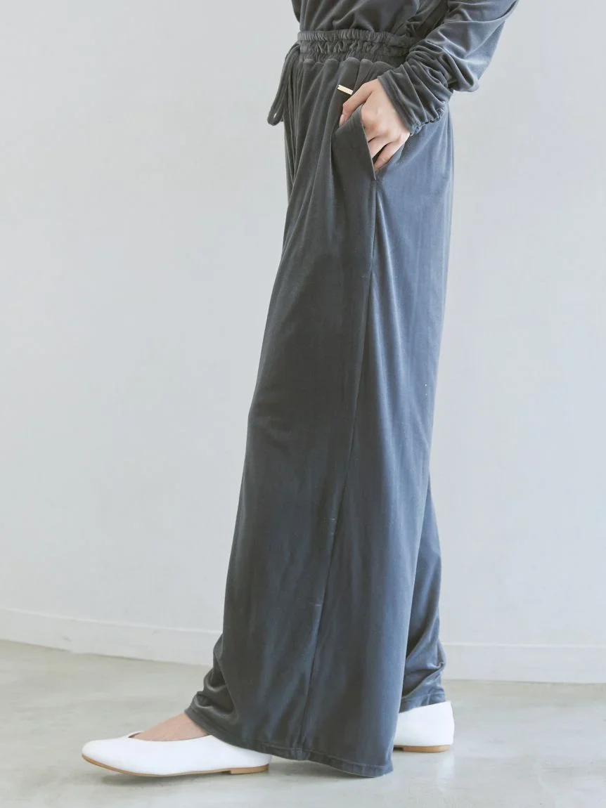 Velour Long Pants