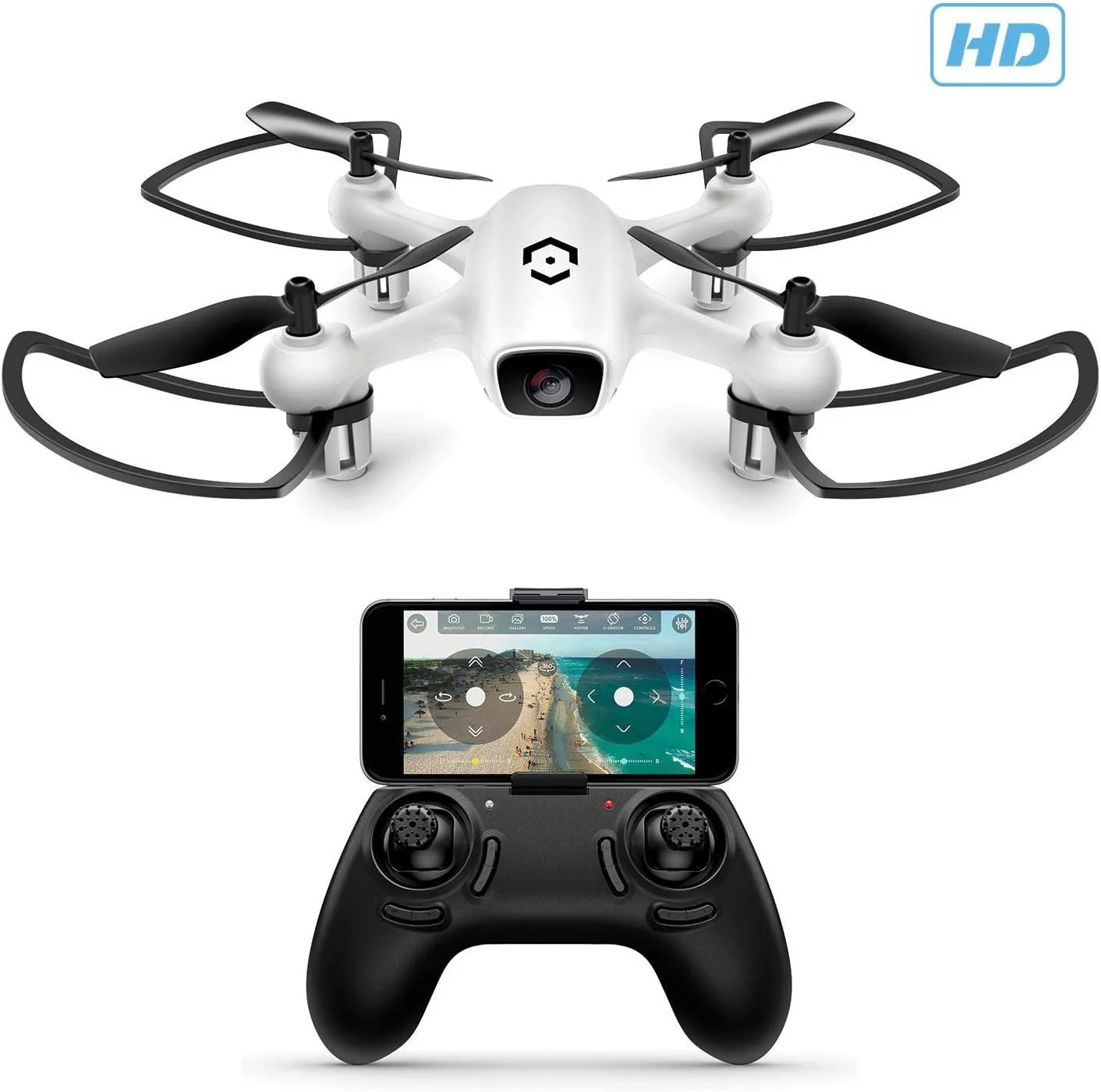 Amcrest A4-W Skyview WiFi Drone with Camera HD 720P FPV Quadcopter