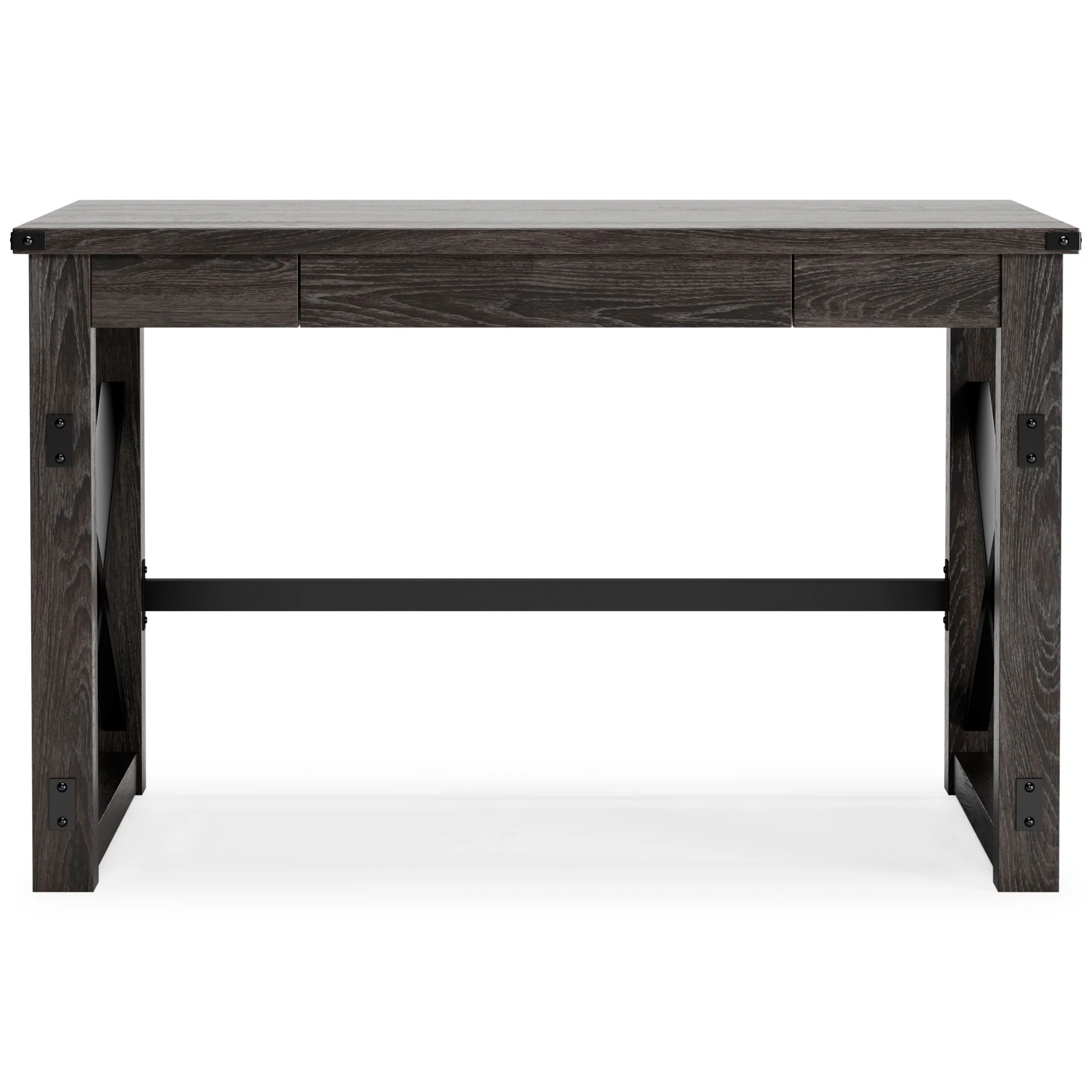 Freedan - Home Office Desk - Grayish Brown