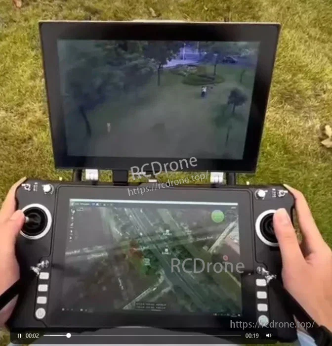 CHINOWING T30S Dual-Screen All-In-One Hand-held Ground Station, 10.1in x2 1920x1200 800nit, Intel i5, IP53, SBUS