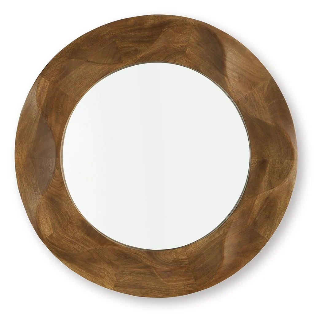 Aajon - Accent Mirror - Brown