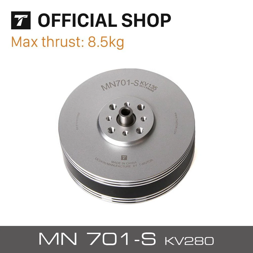 2Pcs/Set T-motor MN701-S KV135 KV280 Brushless Motor IP55 9.4KG+ Thrust For Multirotor Quadcopter UAV Aircraft RC Drone