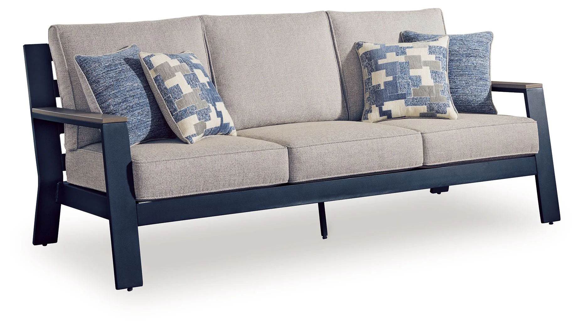 East Beach - Sofa With Cushion - Blue
