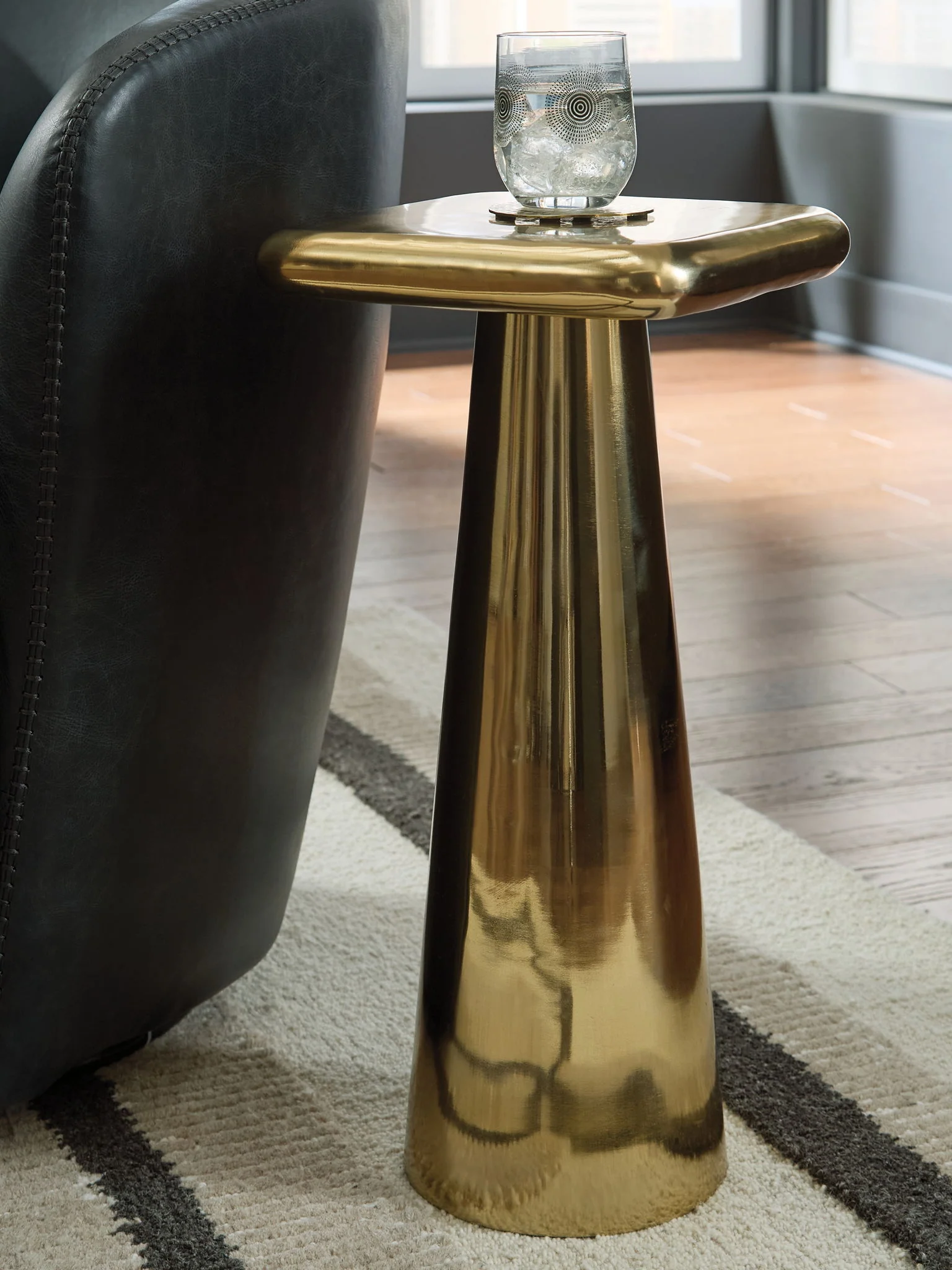 Dallenburg - Accent Table - Gold Finish