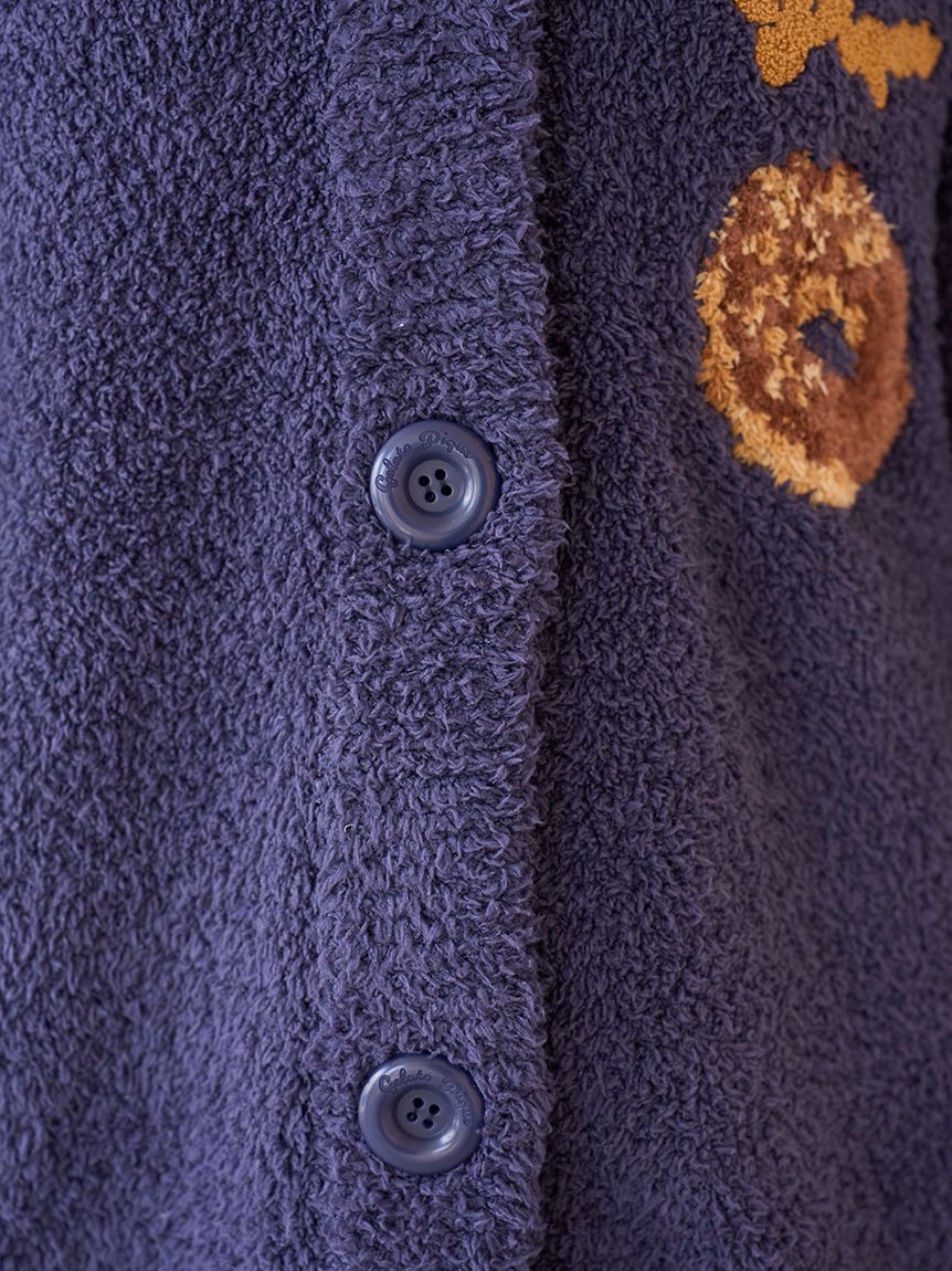 Donut Jacquard Cardigan