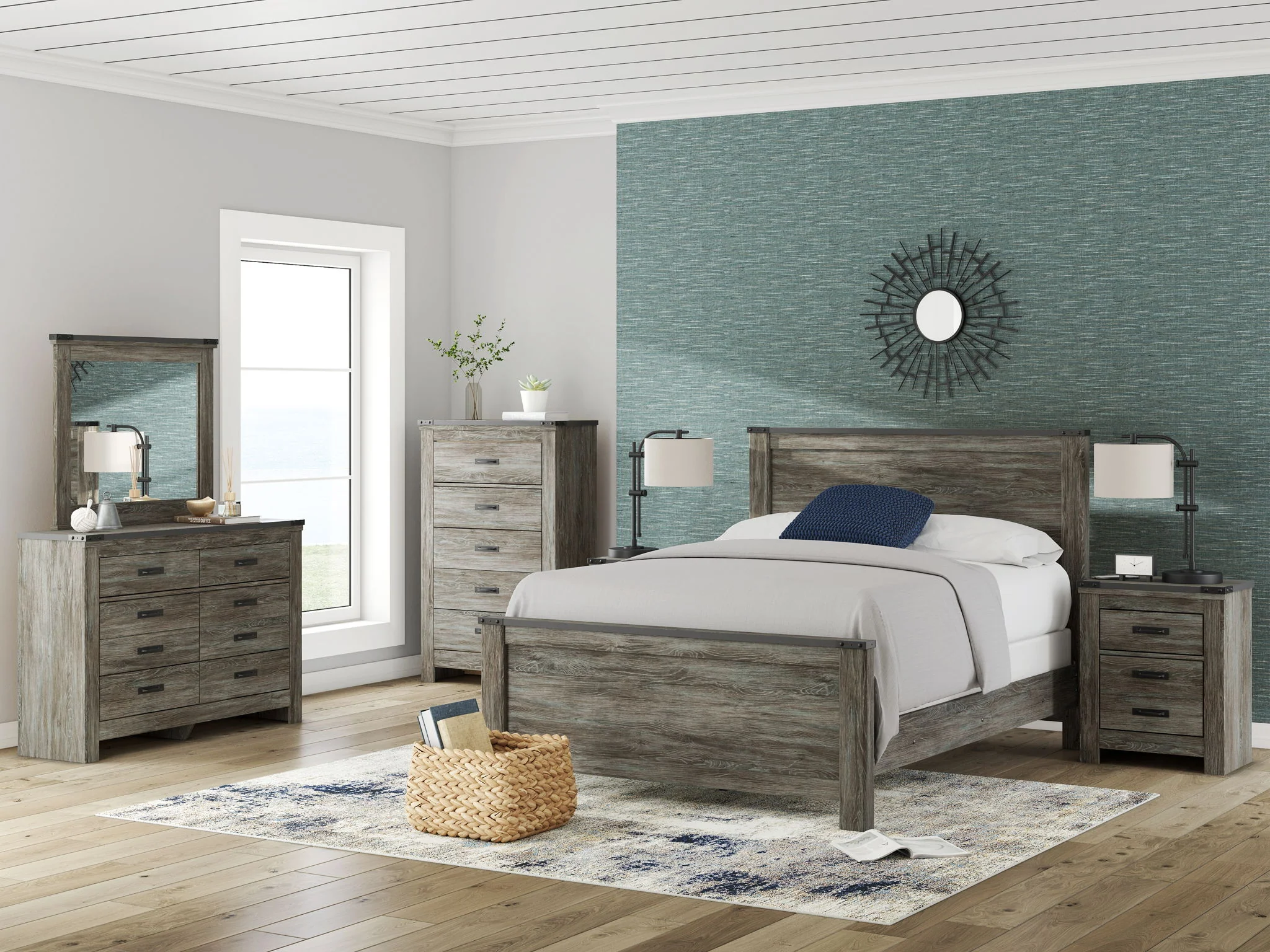 Frandern - Panel Bedroom Set