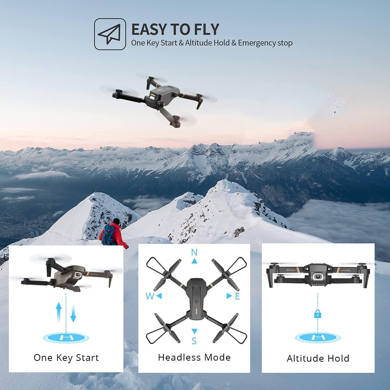 4DRC V4 RC drone - 4k WIFI live video FPV 4K/1080P drones with HD 4k Wide Angle profesional Camera quadrocopter dron TOYs