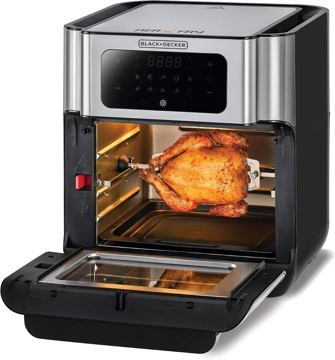 Black & Decker 220 volt air fryer oven 12 liter Digital Air Fryer 1500 watts AOF100220v