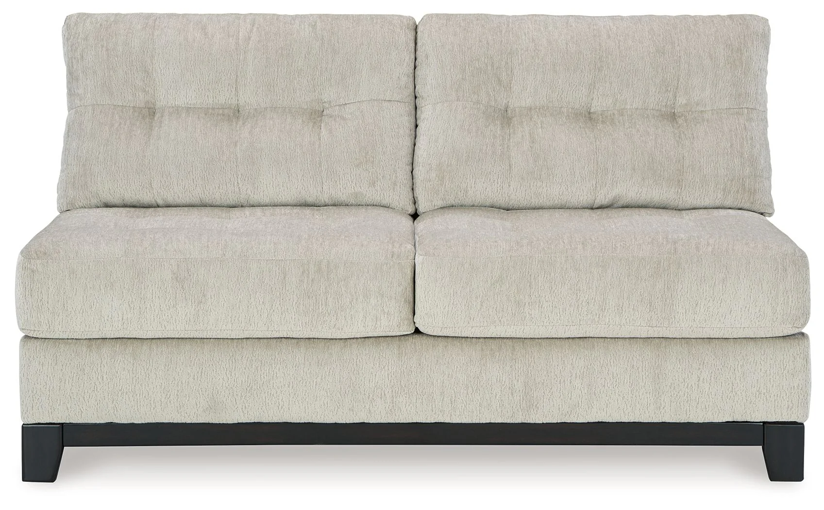 Maxon Place - Armless Loveseat - Stone