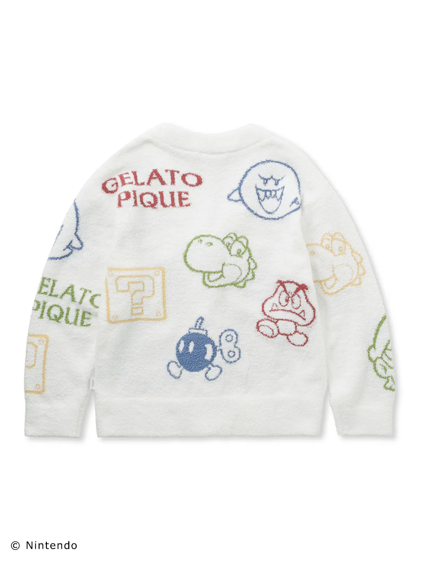 SUPER MARIO™️ WOMENS Baby Moco Character Patterned Jacquard Cardigan