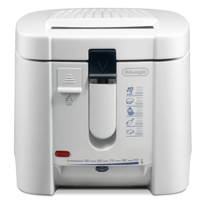 Delonghi F13205 1200W Electric Deep Fryer 220-240 Volts (White)
