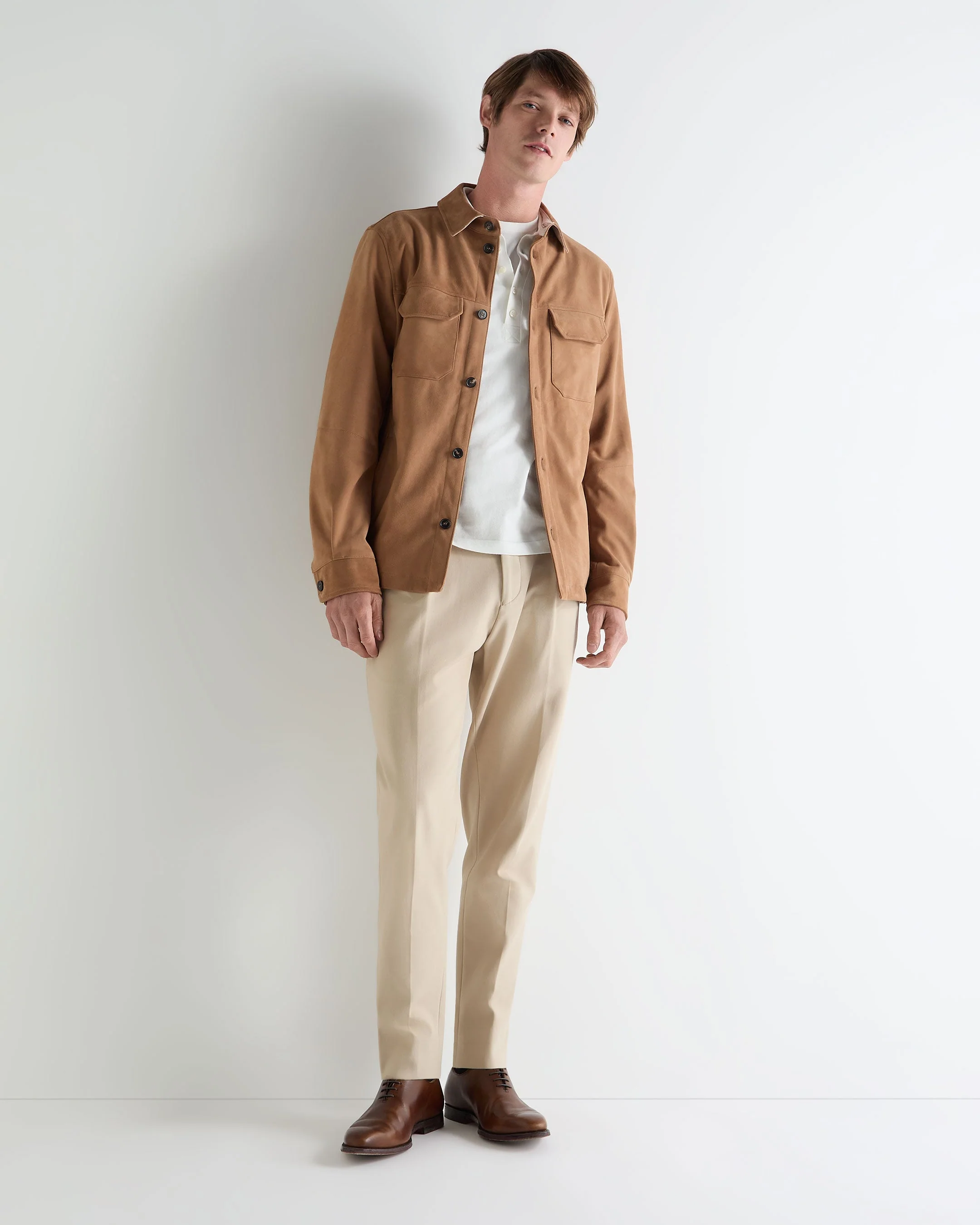 Men's Cotton Polo Shirt White