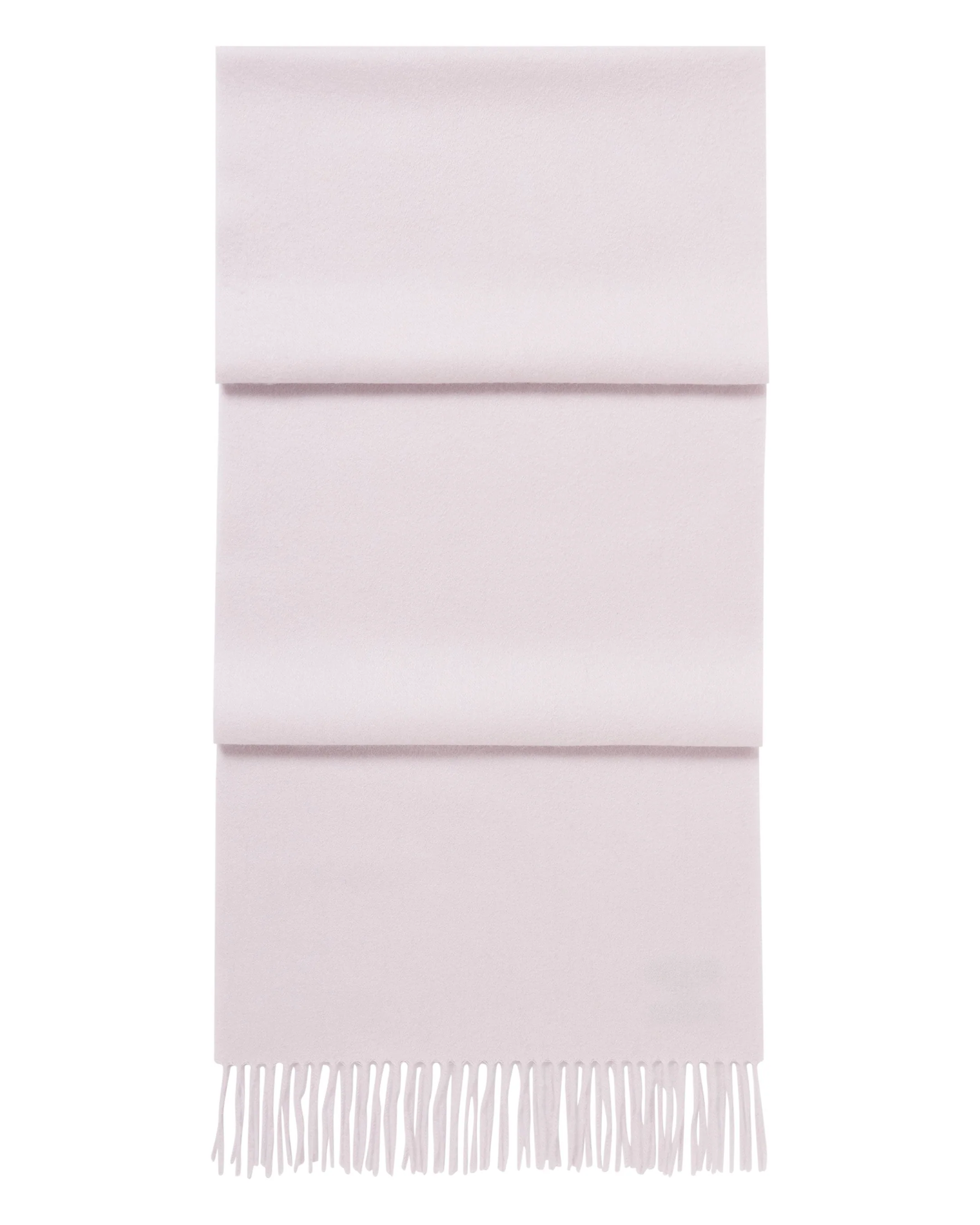 Unisex Large Woven Cashmere Scarf Chalk Pink