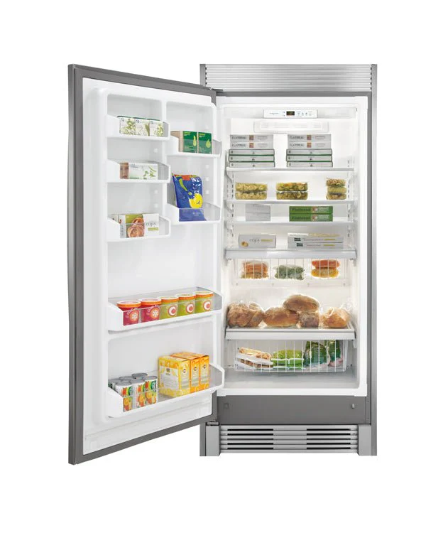 Frigidaire MUFD19V9KS 524 L 18.5 Cu. Ft. Stainless Steel Upright Freezer 220-240 Volts 50/60Hz
