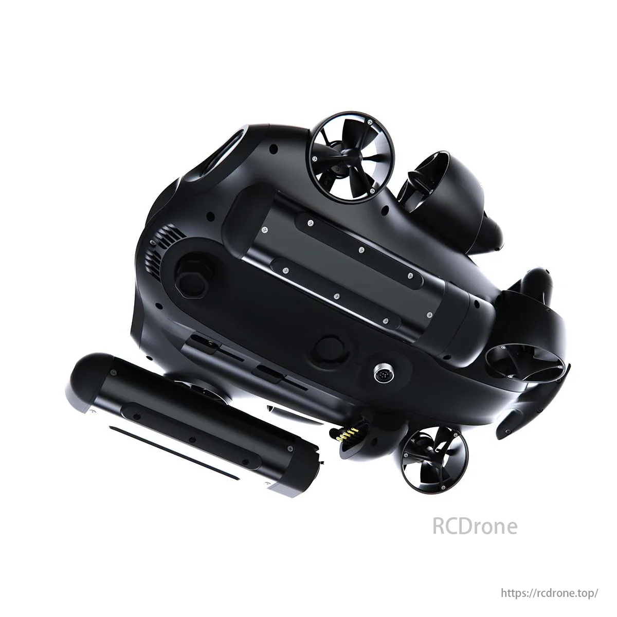 FIFISH E-GO Modular 4K Underwater Drone ROV Robot with AI, Dual Battery, 100m Tether, and Tool Expansion