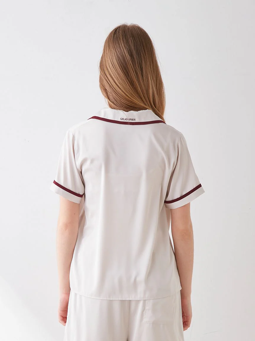 Lined Satin Sleep Shirt