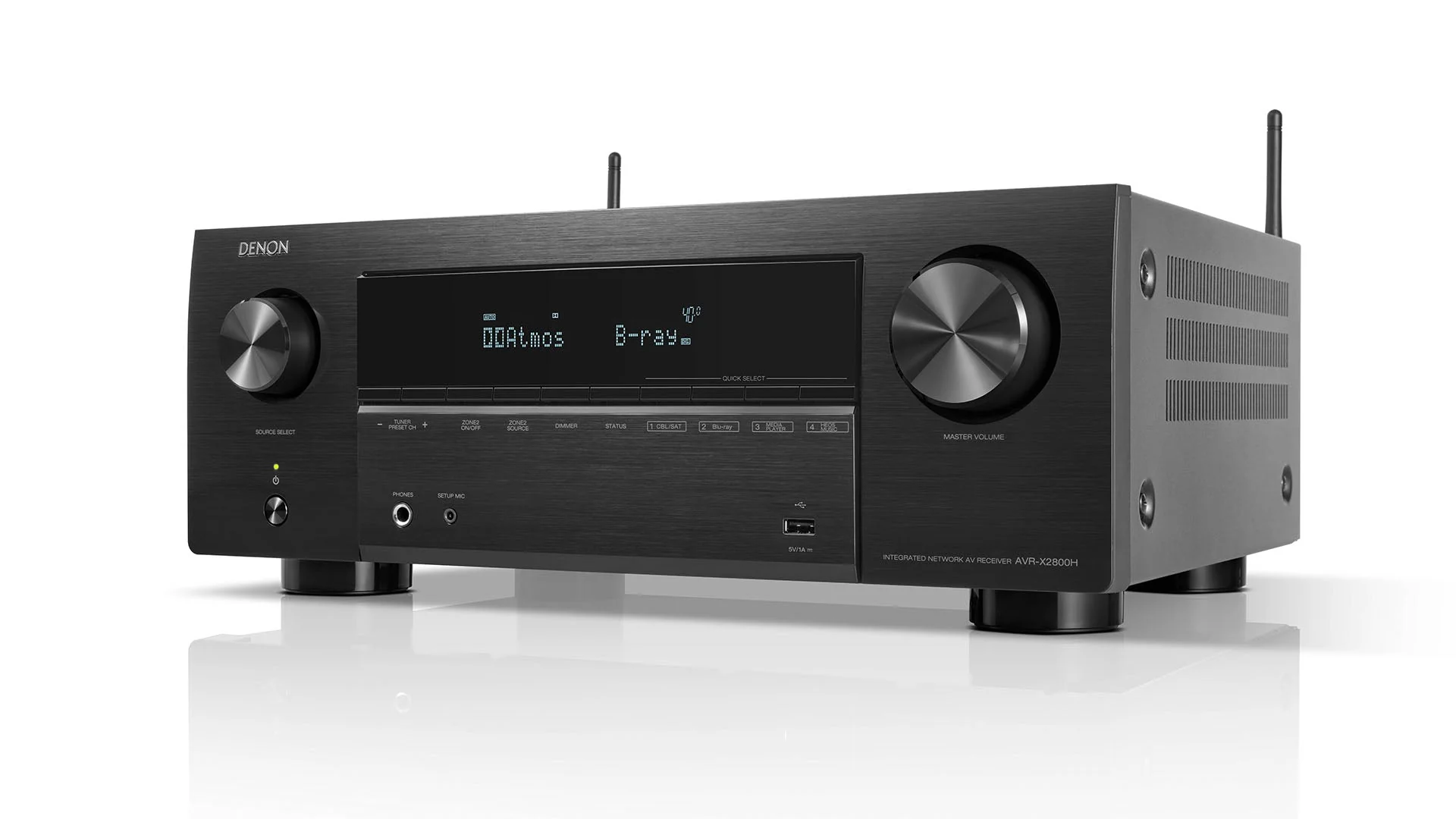 Denon AVR-X2800H 220 volt AV Receiver amplifier 7.2 Channel 8k bluetooth HEOS 220v 240 volt