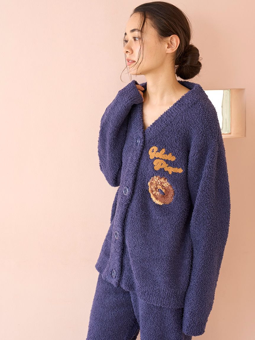 Donut Jacquard Cardigan