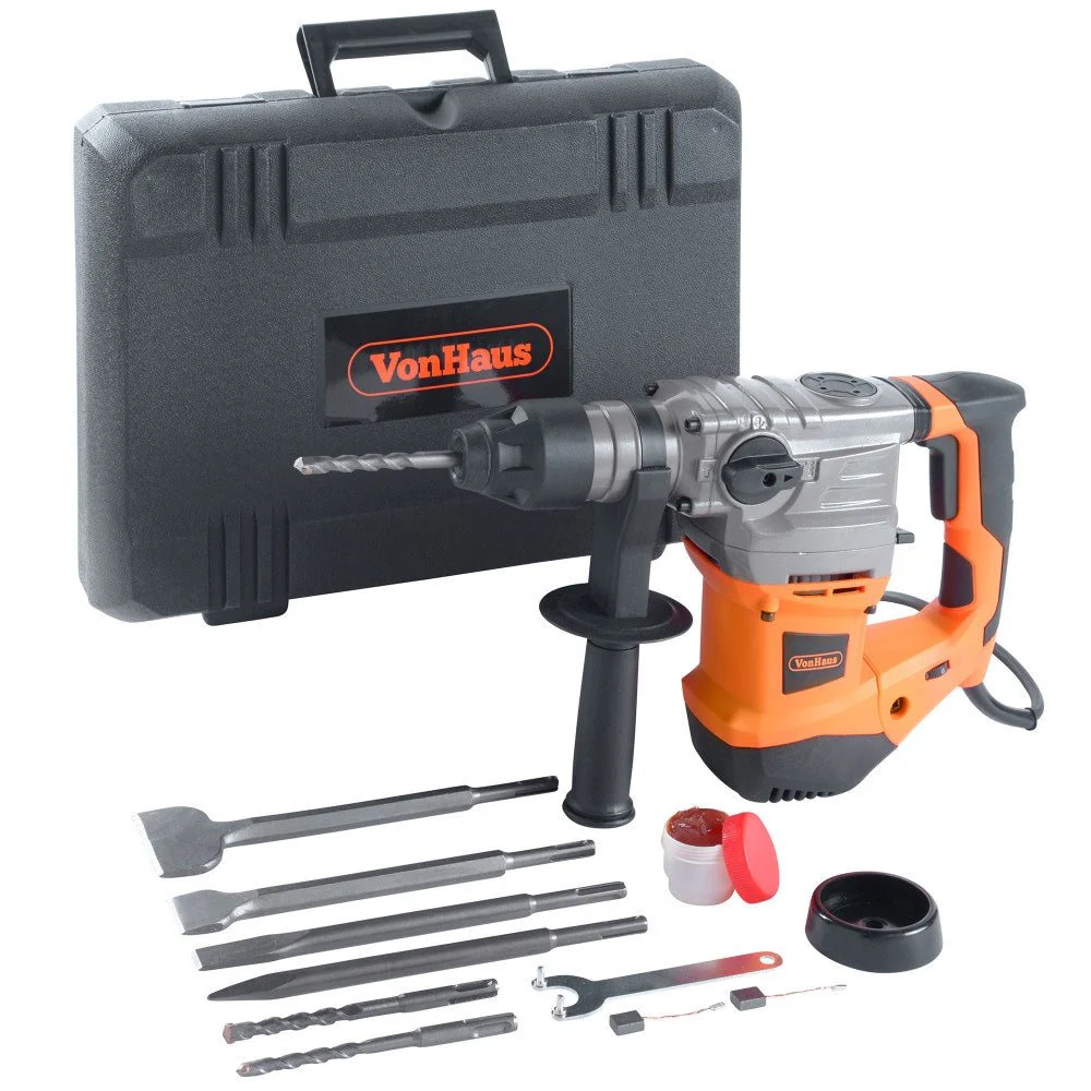 VonHaus 1500W SDS Drill for 220 Volts Use