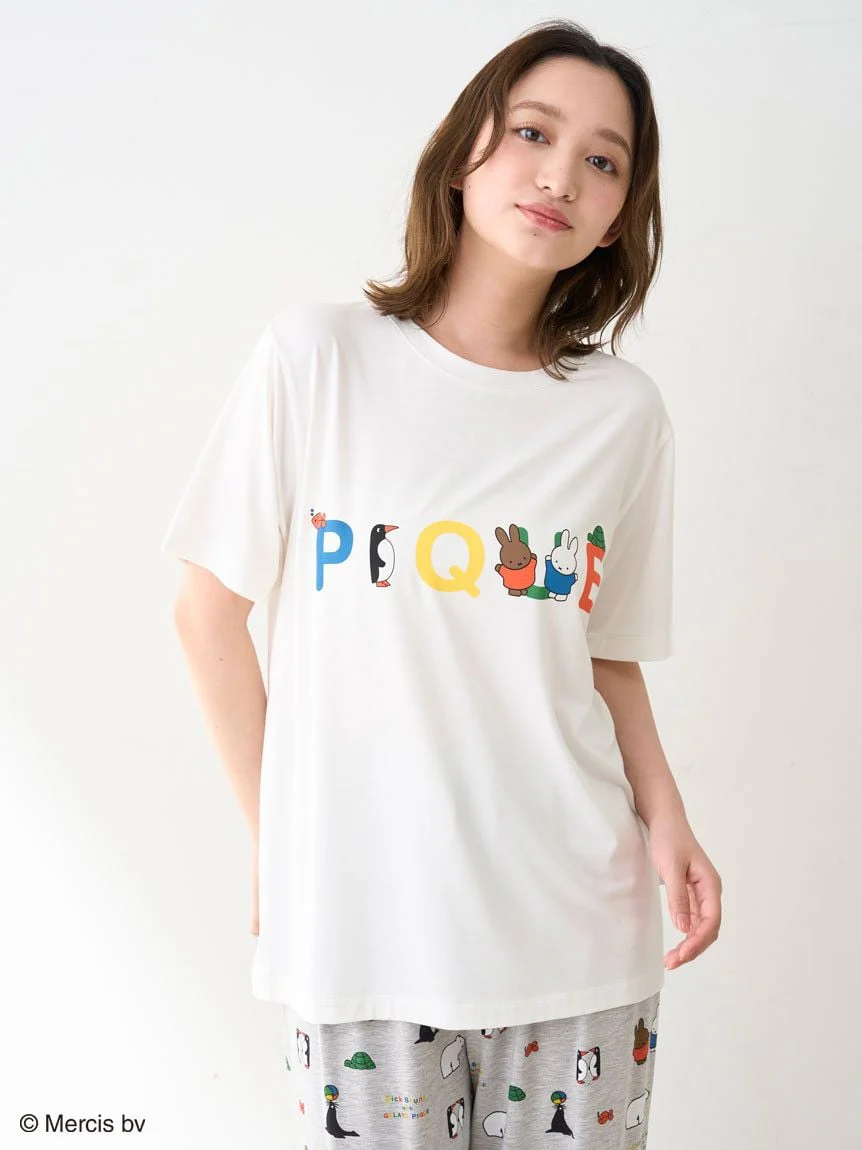 【Dick Bruna】[Cool to the Touch] One-Point T-Shirt