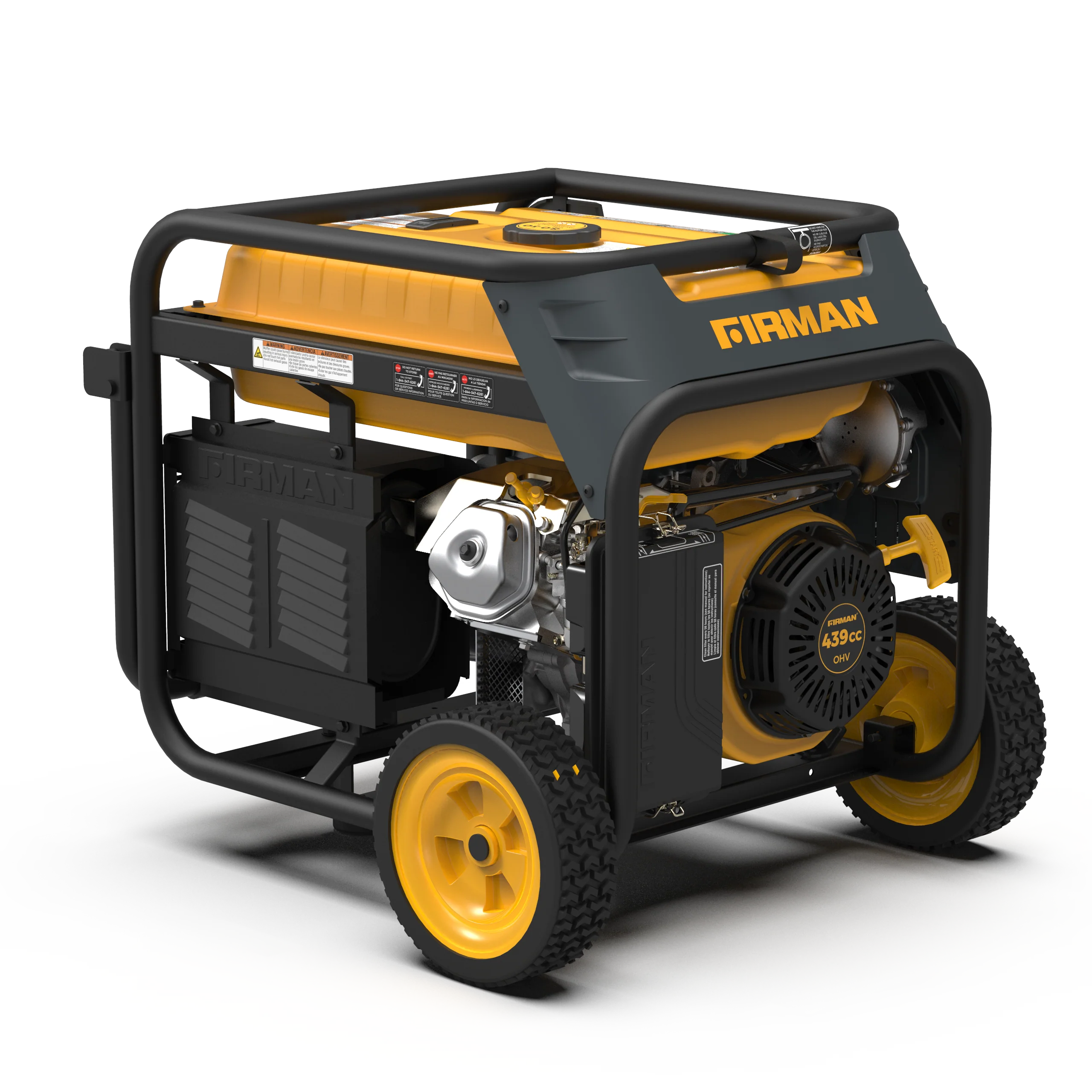 Dual Fuel Portable Generator 5700W Recoil Start 120/240V