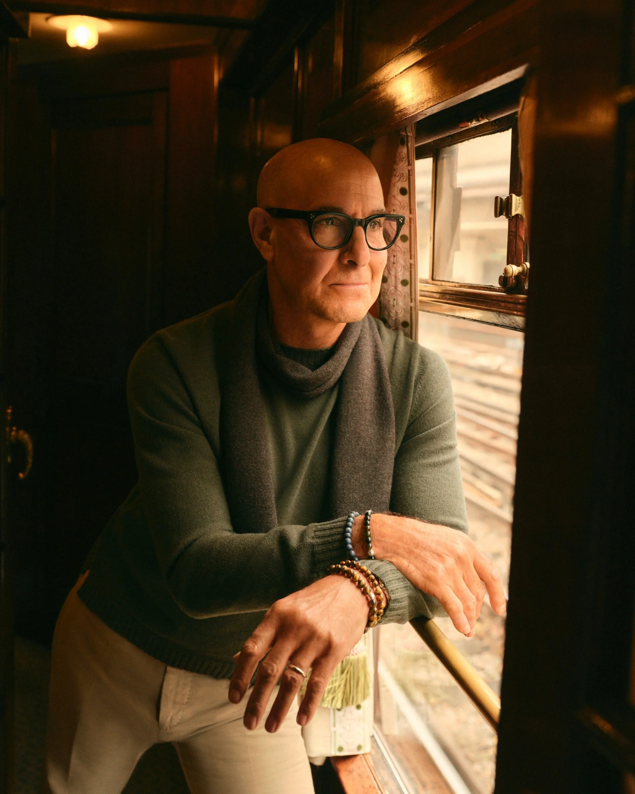 TUCCI ROUND NECK SWEATER Arabica Khaki Green