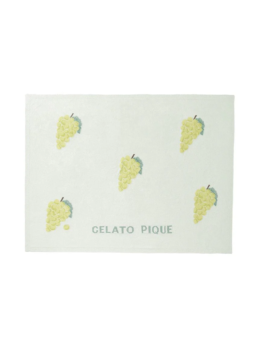 Smoothie Fruit Jacquard Half Blanket