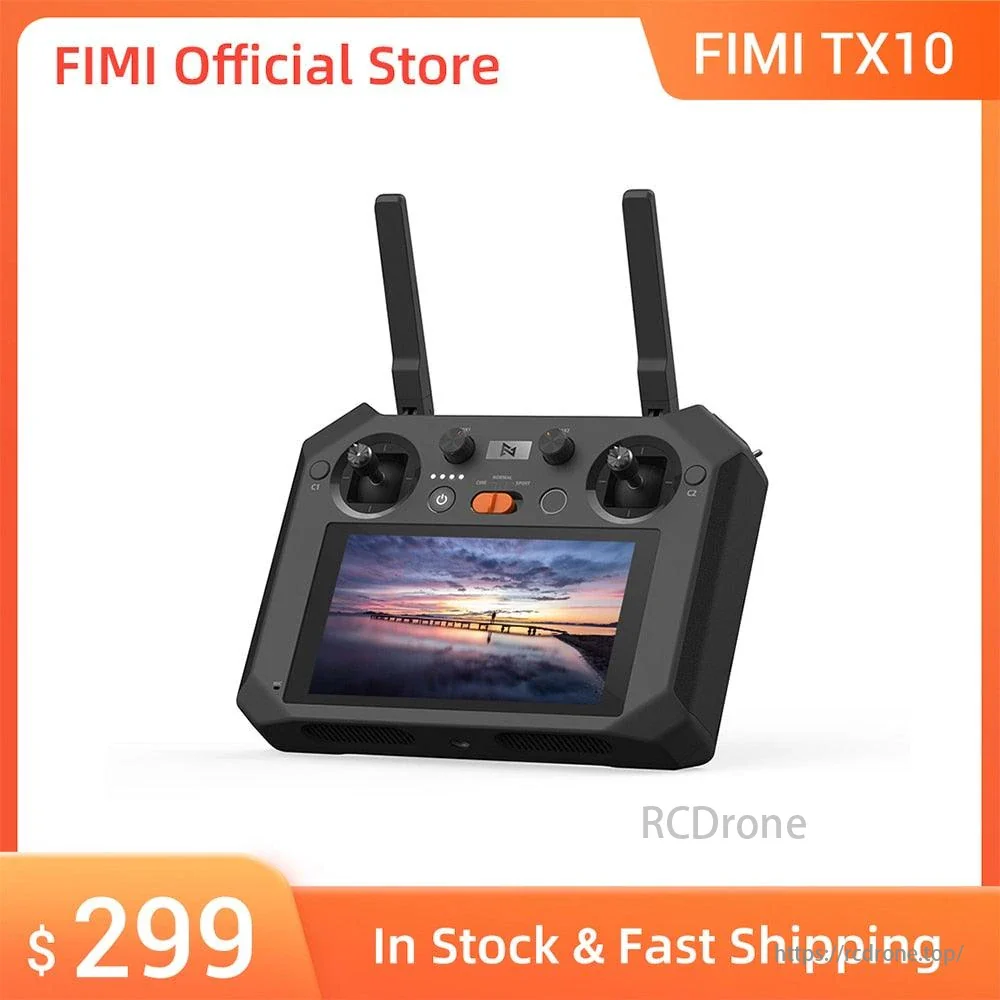 FIMI TX10 Built-in Screen Remote Controller - drone Spare Parts Transmitter for FIMI X8 SE 2022 and X8SE 2022 V2 camera drone