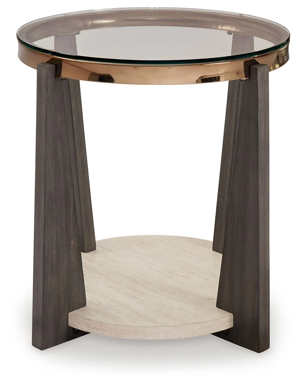 Frazwa - Round End Table - Multi