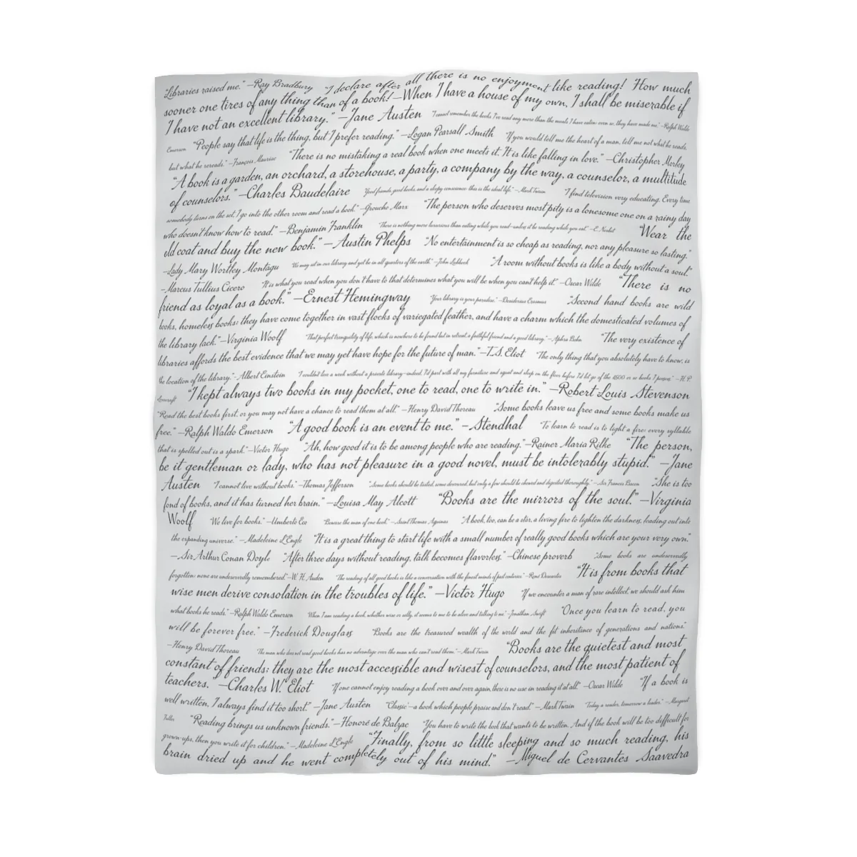 Commit to Lit Duvet Cover