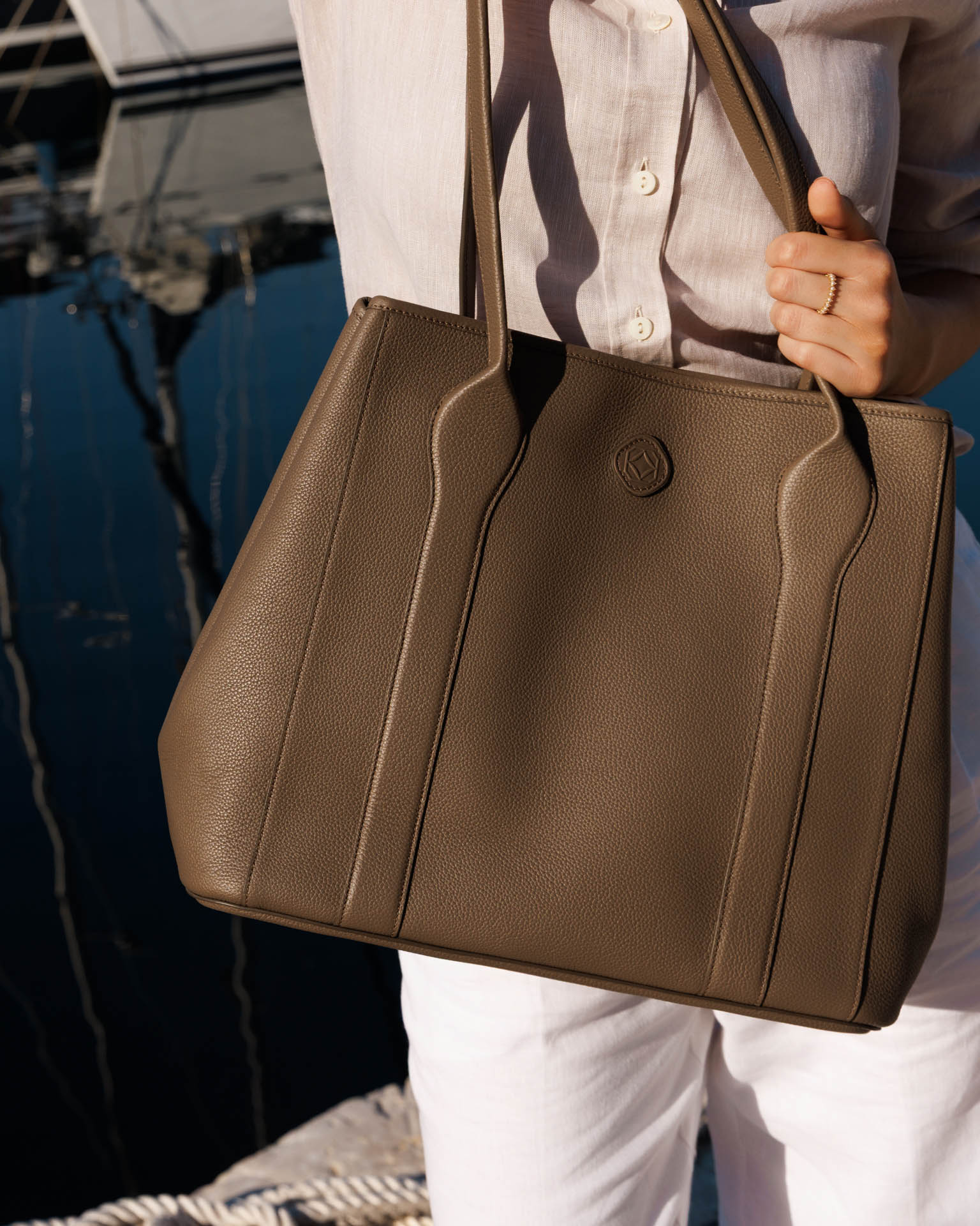 Madame Tote Bag - Italian Leather Handbag