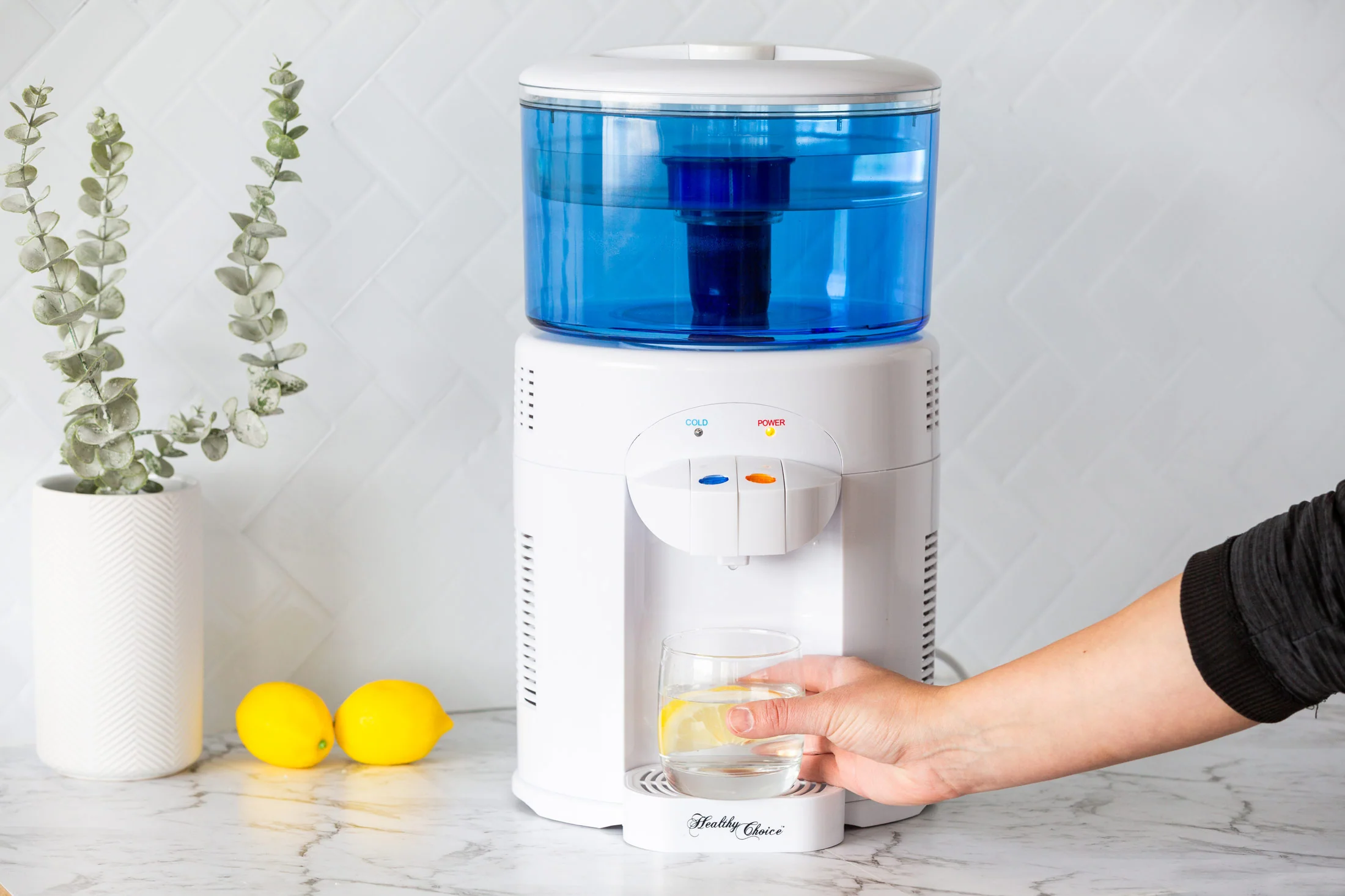 Bench Top Water Filter & Cooler (5L) Dual Taps