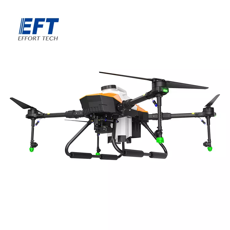 EFT G06 V2 - 4-Axis 6L Agriculture Drone For Spraying, Spreading With Hobbywing X6 Motor, JIYI K3A Pro FC, Skydroid T10, 12S Battery