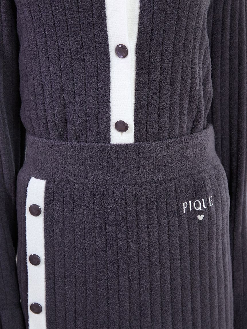 Smoothie Rib Skirt Pants