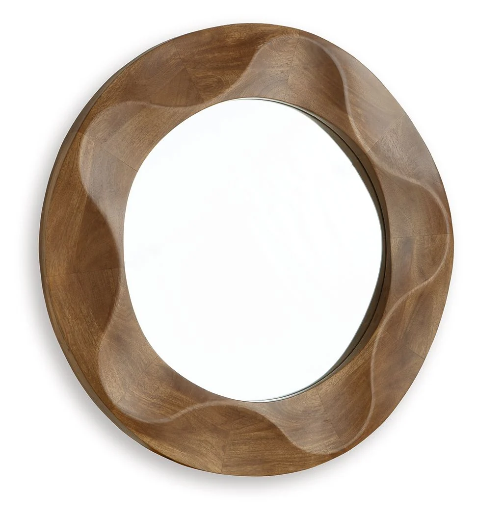 Aajon - Accent Mirror - Brown