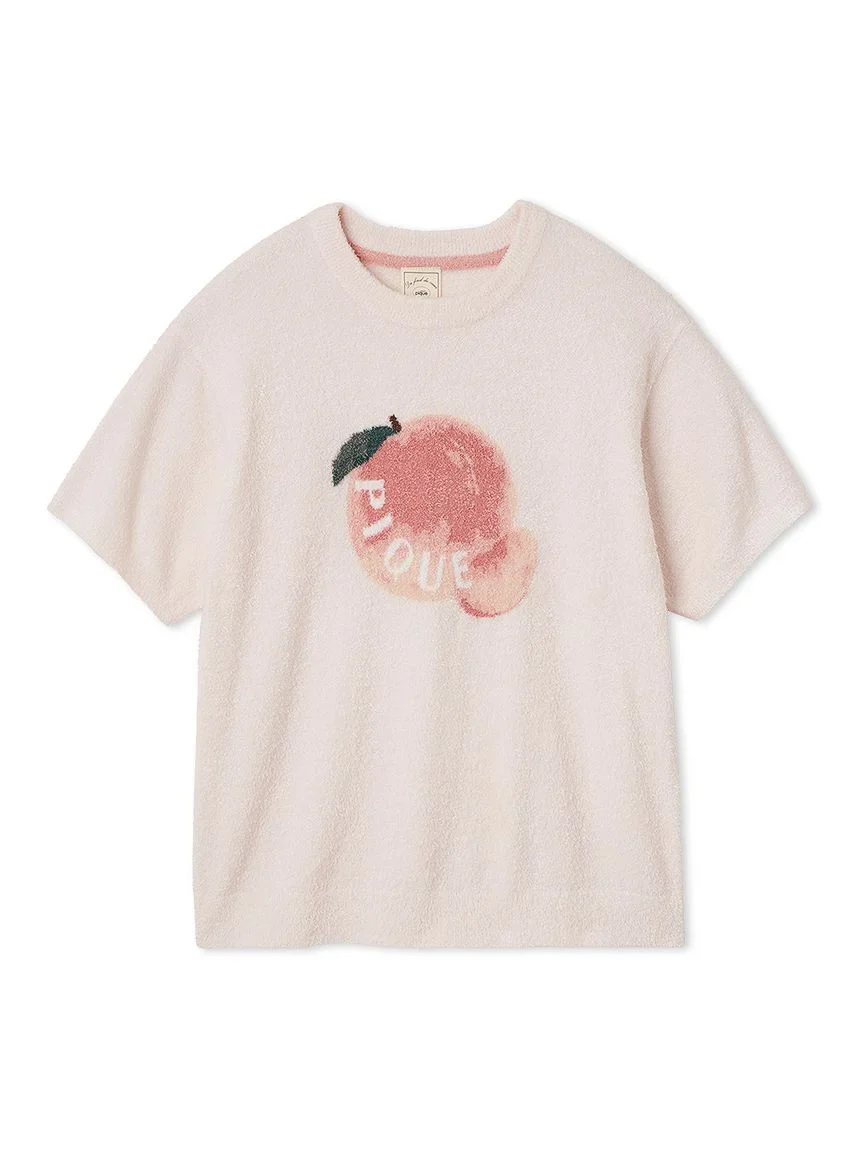 Fruit Jacquard Pullover Tops