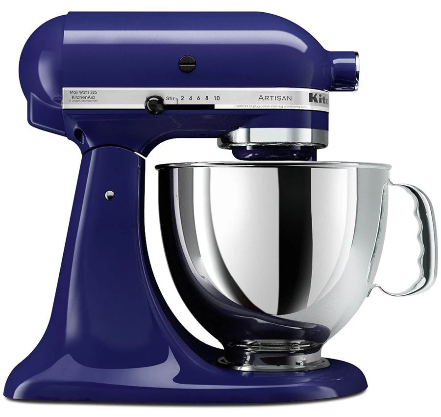 220 Volt KitchenAid 5KSM175PSEBU Artisan Stand Mixer - Cobalt Blue