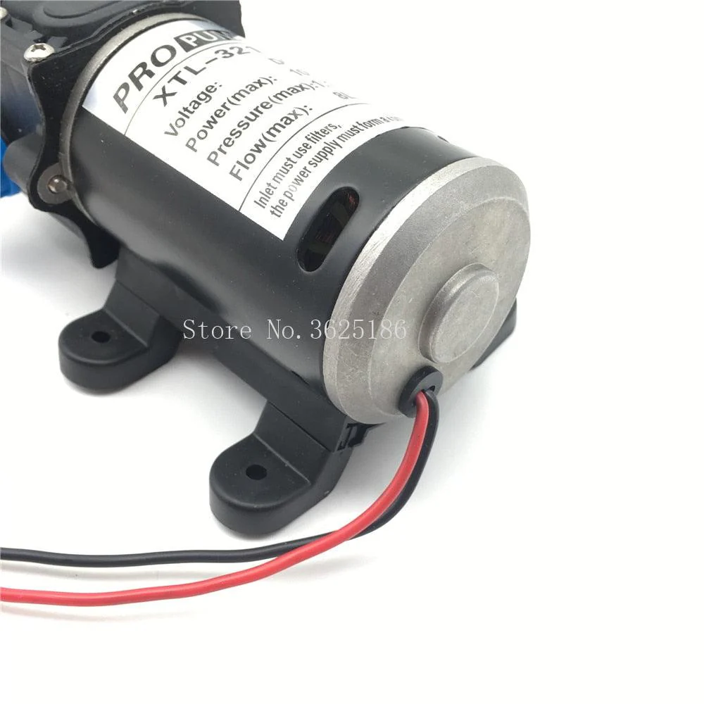 8L Brush Water Pump - DC 12V 100 W Micro Electric Diaphragm Pump for Agriculture Drone XTL 3210