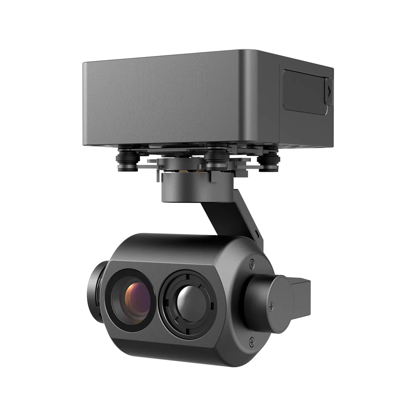 CTIC CGTD070B Dual-Light 3-Axis Drone Gimbal Camera 1080P Starlight + 640×512 Thermal Imaging Mini Gimbal Pod