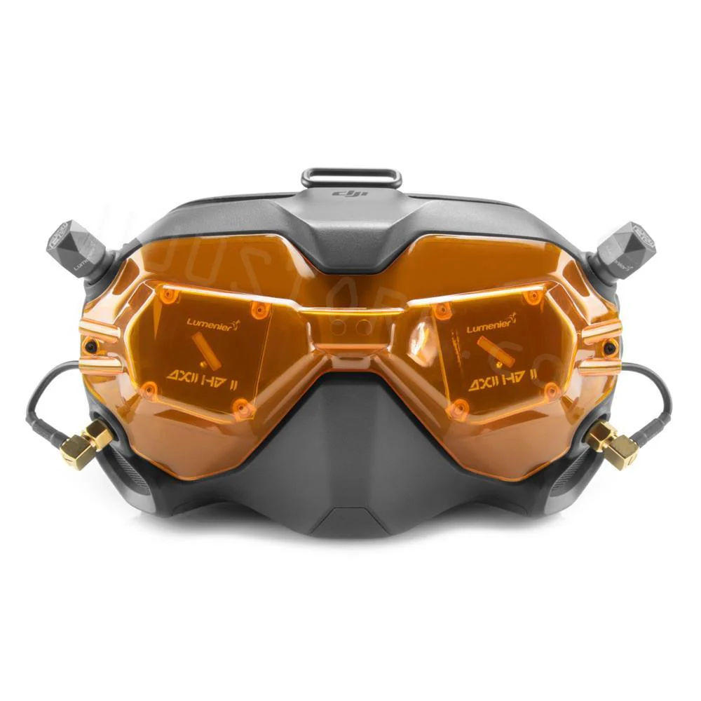 2023 Lumenier AXII HD 2 Patch Visor 5.8GHz 8.4dBi with AXII HD 2 Stubby LHCP Antenna Combo for DJI Digital HD FPV Goggles RP-SMA