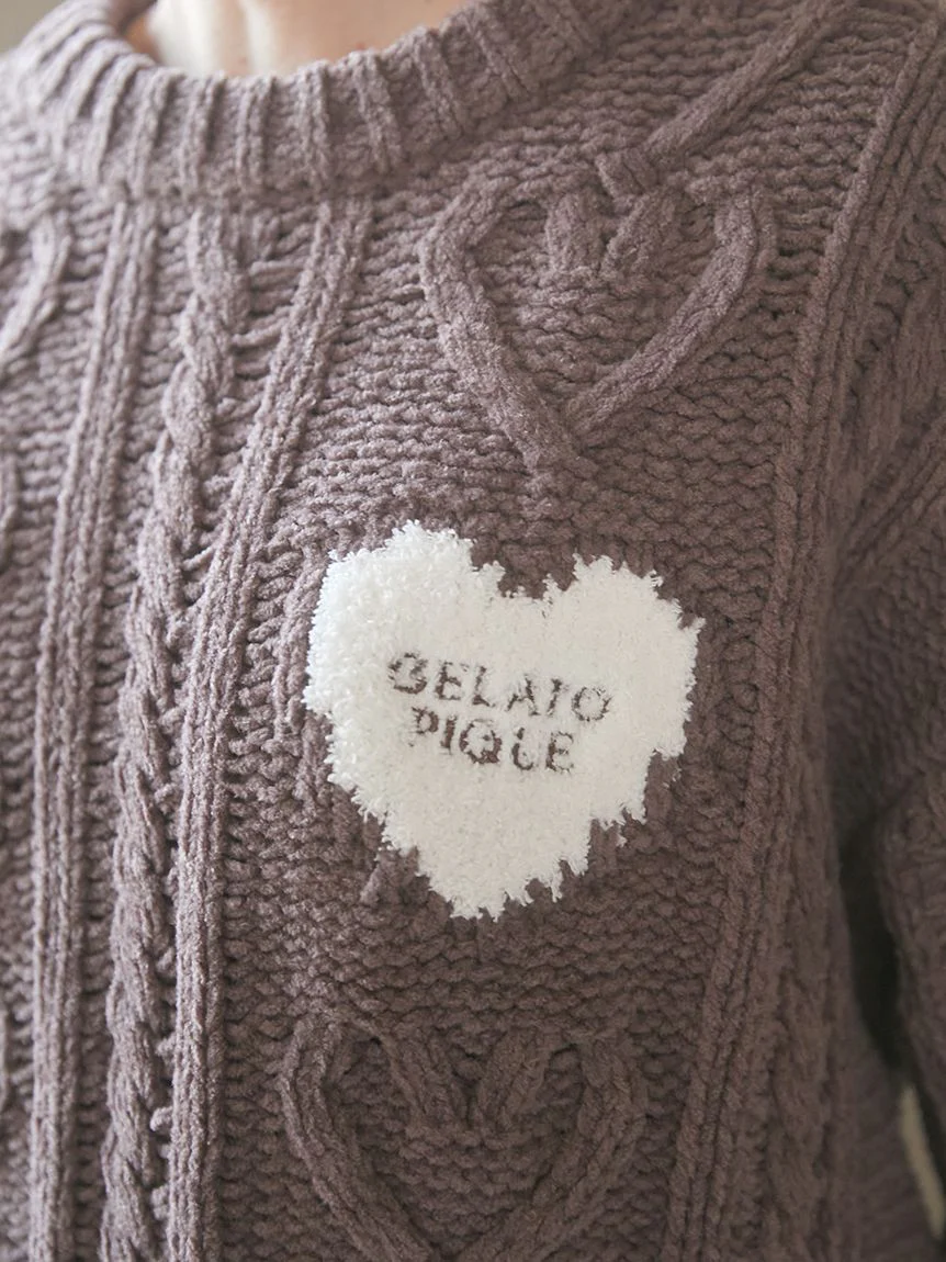 Heart Aran Knit Dress