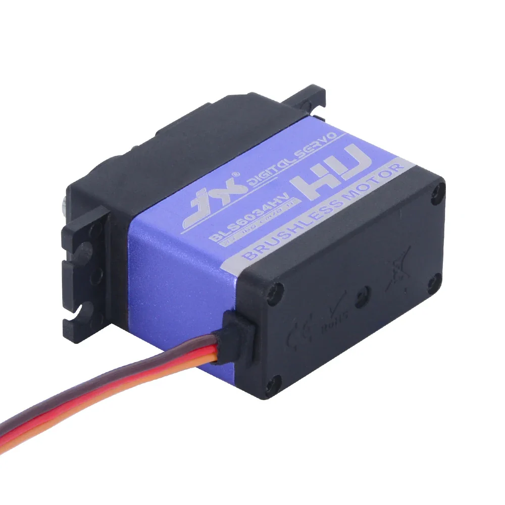 4pcs/set JX Servo BLS6034HV - 7.4V 33kg 120° Brushless Metal Gear Digital Servo Motor for 1/8 1/10 RC Car RC Model