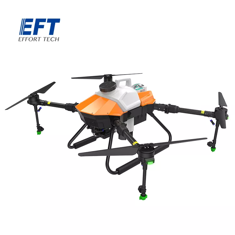 EFT G06 V2 - 4-Axis 6L Agriculture Drone For Spraying, Spreading With Hobbywing X6 Motor, JIYI K3A Pro FC, Skydroid T10, 12S Battery