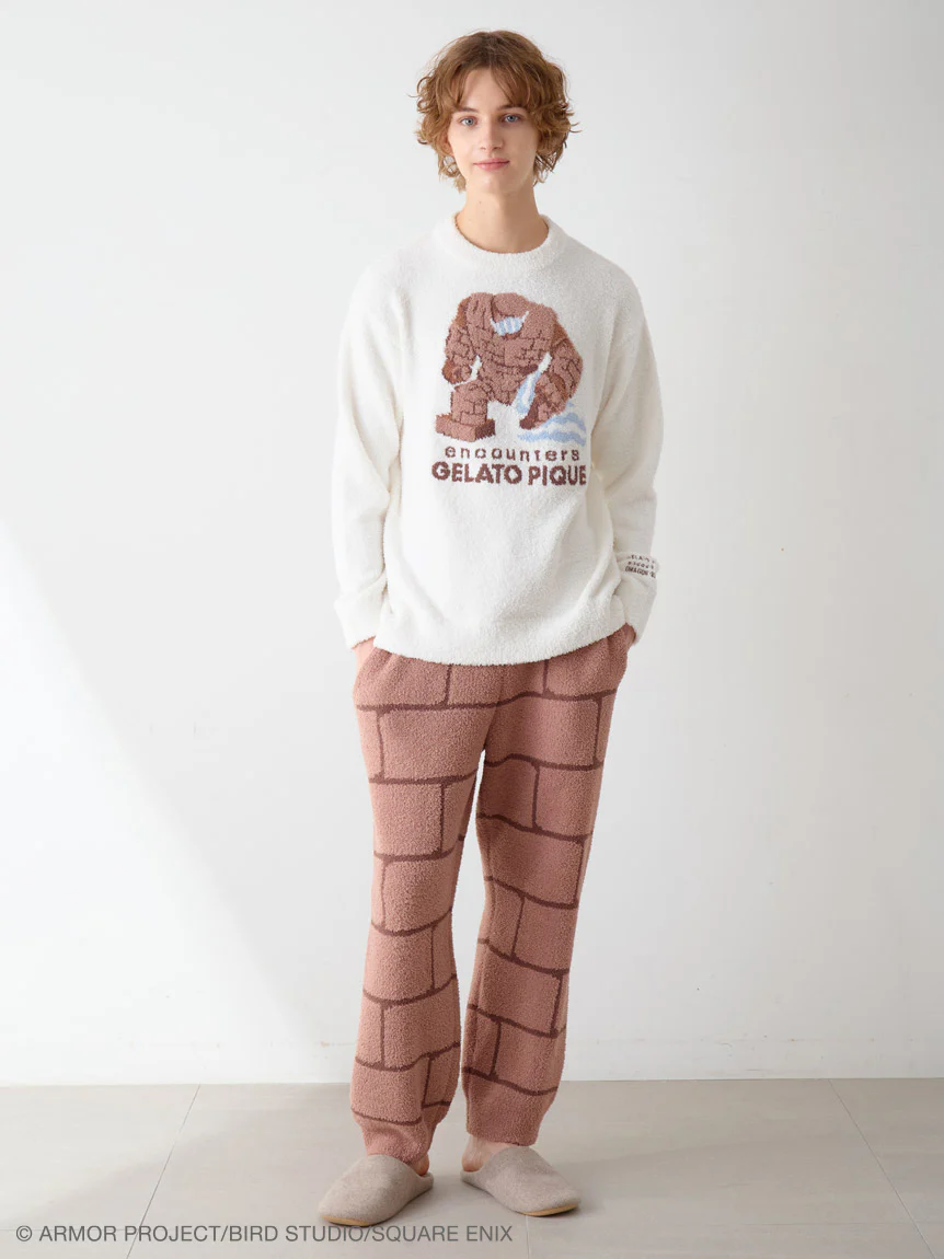 [Dragon Quest] Men’s Baby Moco Pullover & Monster Long Pants Set