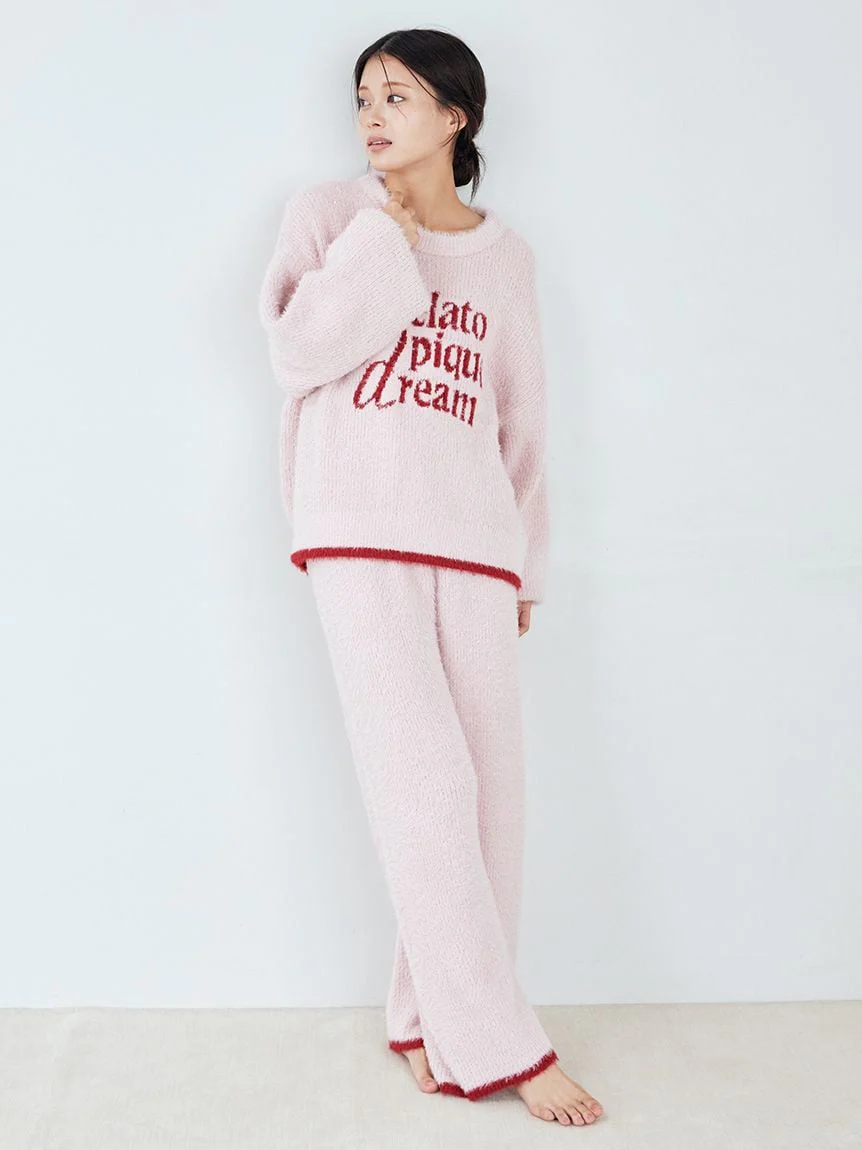 Glittering Feather Pants