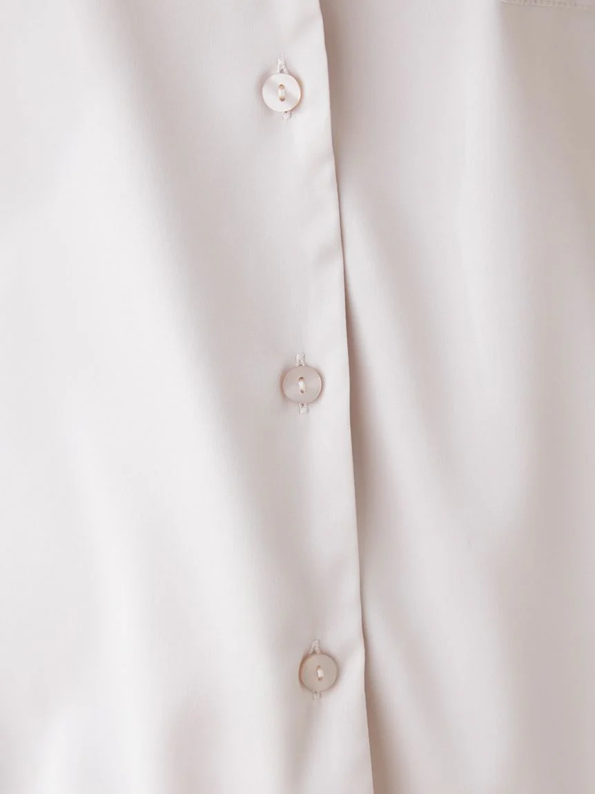 Lined Satin Sleep Shirt