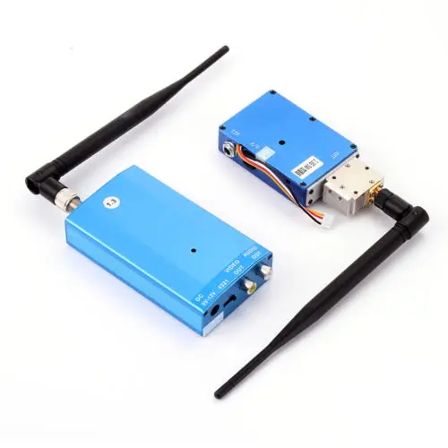 1.3G 4CH 5W VTX/VRX - 1.3Ghz 5000mw Wireless AV Sender Transmitter Receiver Set Audio Video Transceiver Kit