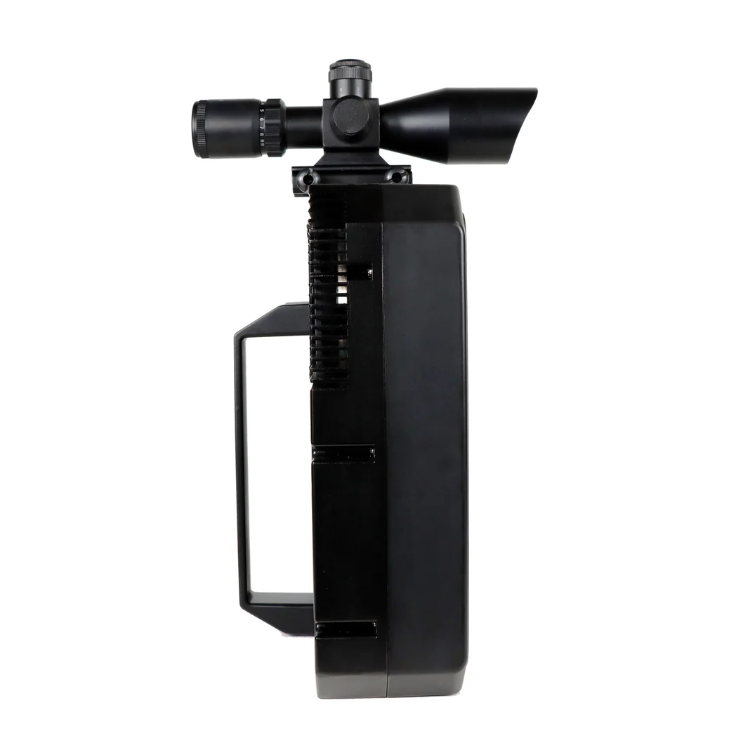 70W Handheld Anti Drone Device - 10 Band 1.5KM High Power Portable Drone UAV Signal With Sight Rail and 1/4 inch Tripod Mounting Hole, Build In Directional Antennas