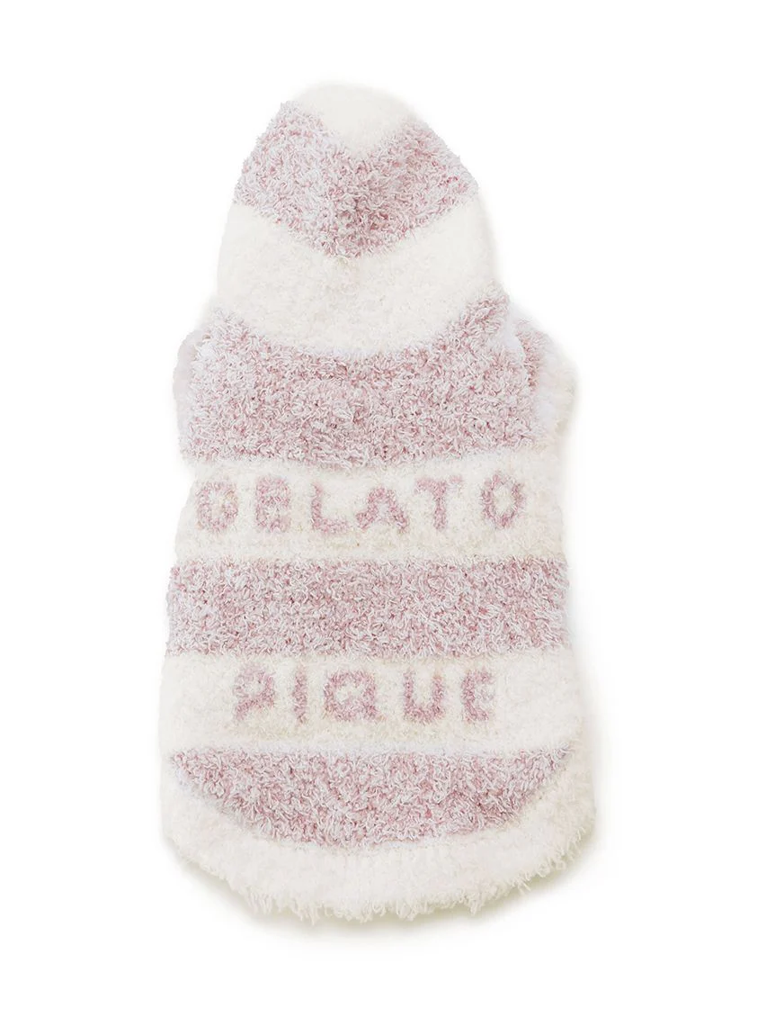 [CAT&DOG] Gelato Melange 2 Border Hoodie Pet Clothes